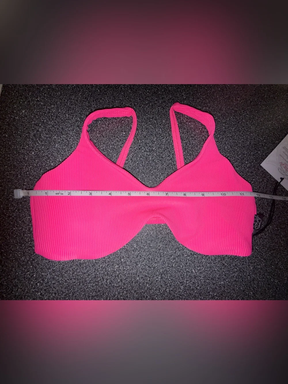Tiger Friday NWT! Dance Bra Top Hot Pink Size Adult X-Small